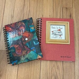 Spiral Journal Set: 2 spiral journal notebooks; Hardcover. Ruled pages